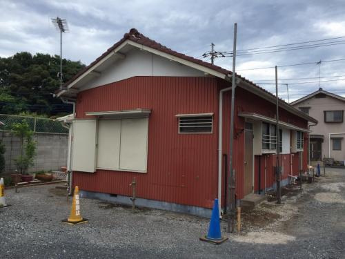 見沼区東大宮新築アパート_既存建物解体